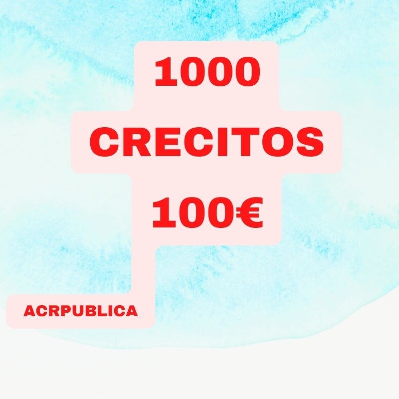 1000 CREDITOS